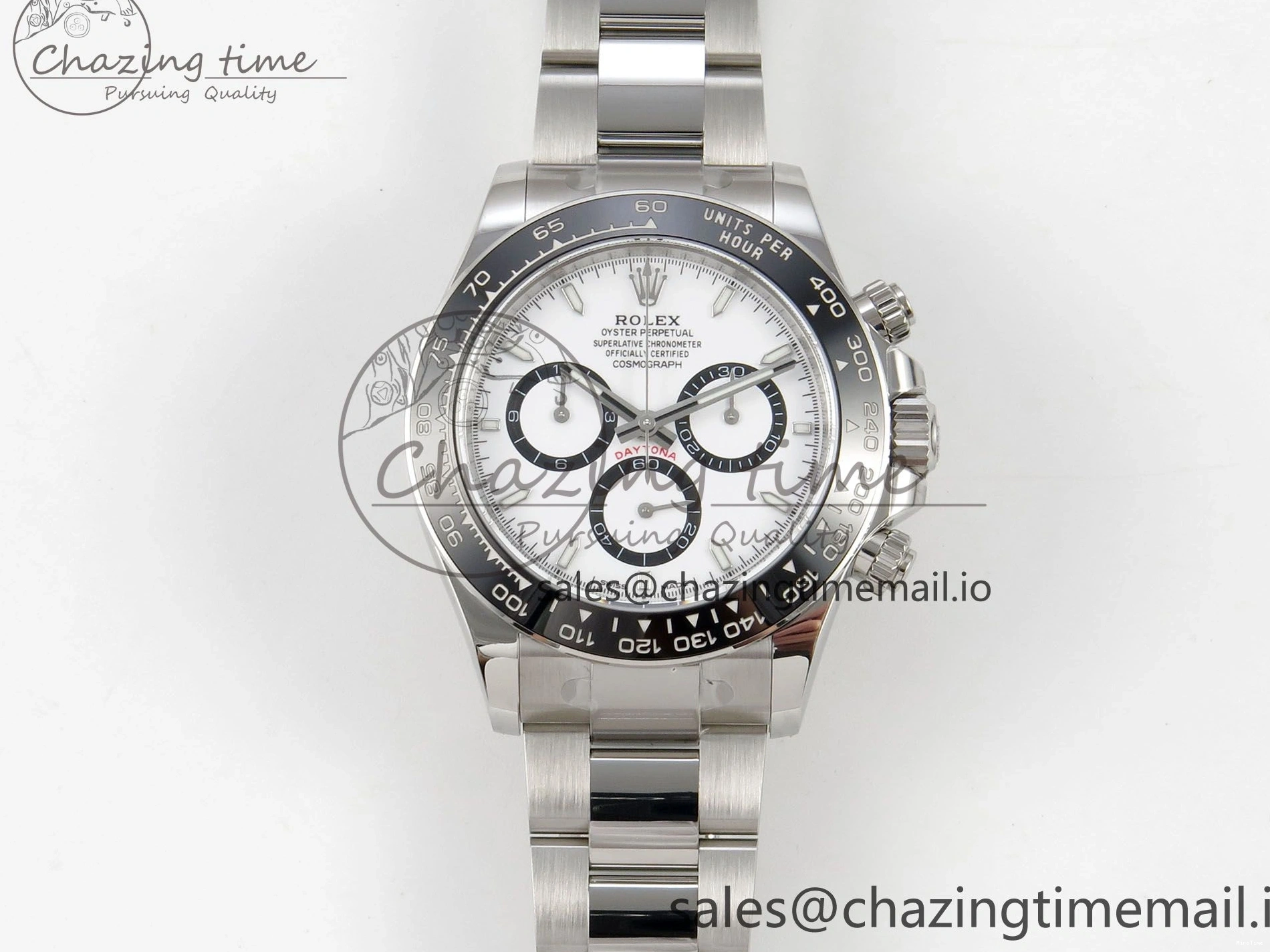 MiroTime 0223 Daytona 126500 THBF 1:1 Best Edition 904L Steel White Dial on SS Bracelet SH Unisex 134